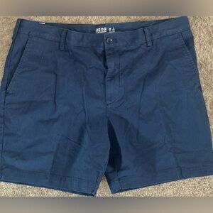 Men’s New Izod Saltwater Classic Blue Shorts Size 40 7 Inch Inseam